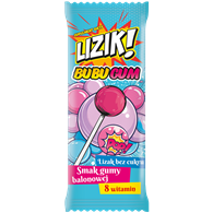 Lizik BUBUGUM lizak bez cukru smak gumy balonowej 1 szt. STARPHARMA