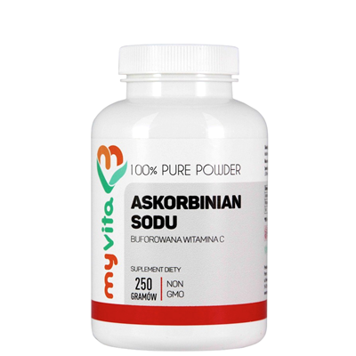 MyVita Askorbinian sodu 250g - Witamina C buforowana