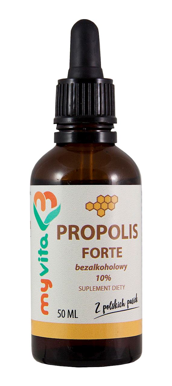 Myvita Propolis Forte bezalkoholowy 10% krople 50ml