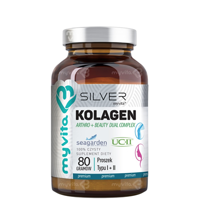 SILVER Kolagen Arthro + Beauty proszek typ  I + II 80g MyVita