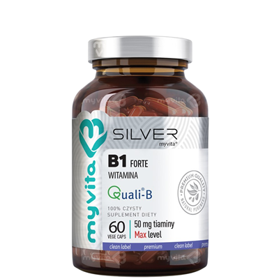 SILVER Witamina B1 50mg (Tiamina), 60kaps. MyVita