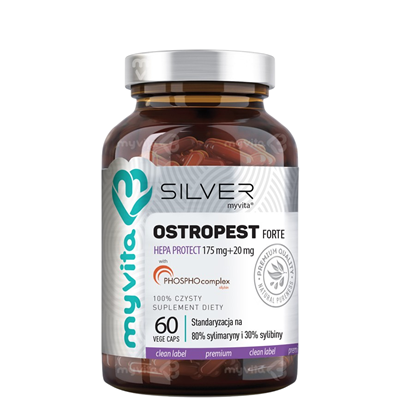 SILVER Ostropest Forte 175mg, 60kaps. MyVita