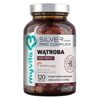 SILVER Wątroba Hepa Protect 120 kaps. MyVita