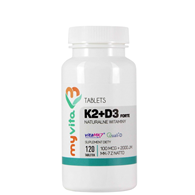MyVita Witamina K2 100mcg + D3 4000 IU, 120tabl.