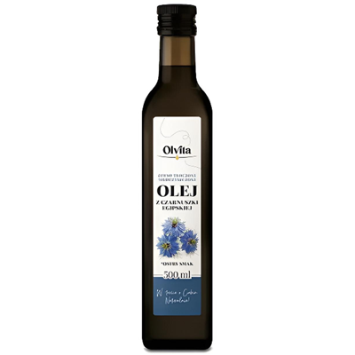 OLVITA Olej z czarnuszki zimnotłoczony 500ml (Egipt)