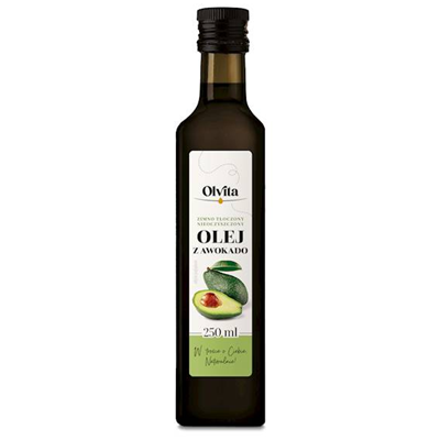 OLVITA Olej z awokado zimnotłoczony 250ml