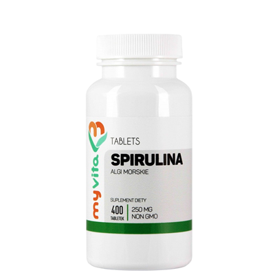 MyVita Spirulina tabletki 250mg, 400tab.