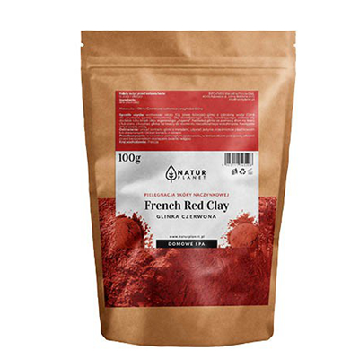 Glinka oryginalna francuska - czerwona 100g NATUR PLANET