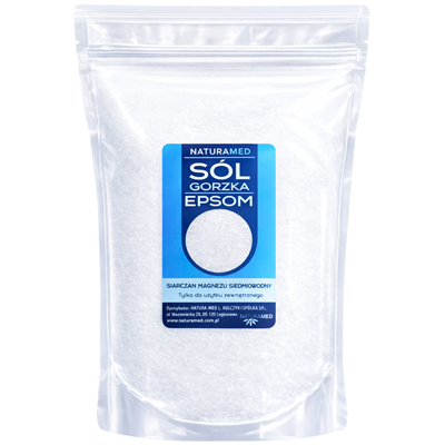 NATURA-MED Sól gorzka EPSOM 3kg - siarczan magnezu