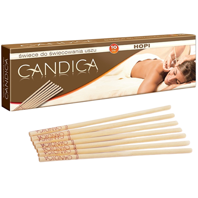 AURA HERBALS Świece do świecowania uszu HOPI Candica 5 par