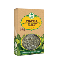 Pieprz cytrynowy biały 50g DARY NATURY