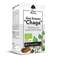 Guz Brzozy  Chaga  60kaps. Ekologiczny Suplement diety DARY NATURY