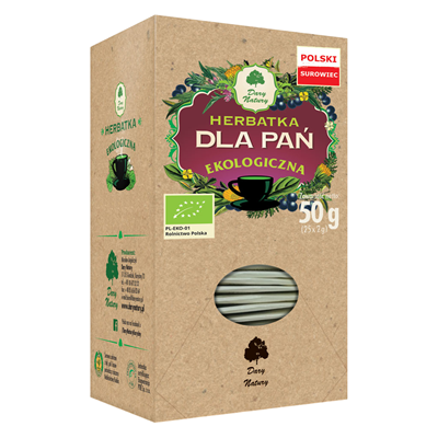 Herbatka Dla pań fix BIO 25*2g DARY NATURY