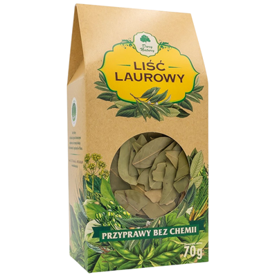 Liść laurowy - duży kartonik 70g DARY NATURY