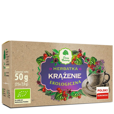 Herbatka Krążenie fix BIO 25*2g DARY NATURY
