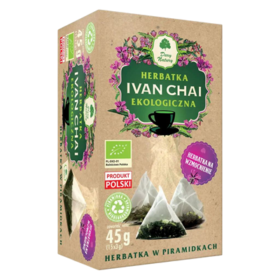 Herbatka Ivan Chai BIO piramidki 15*3g DARY NATURY