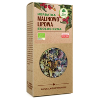 Herbatka Malinowo - Lipowa BIO 80g DARY NATURY