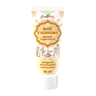 GORVITA Maść z kurkumą, nagietkiem i olejem CBD 5% 80ml
