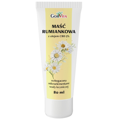 GORVITA Maść rumiankowa z olejem CBD 5% 80ml