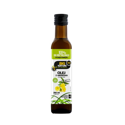 BIG NATURE Olej z wiesiołka tłoczony na zimno 250ml