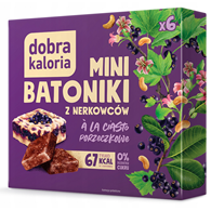 DOBRA KALORIA Mini batoniki a'la ciasto porzeczkowe z nerkowców (6x17g) KUBARA