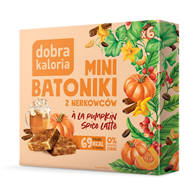 DOBRA KALORIA Mini batoniki a'la pumpkin spice latte z nerkowców (6x17g) KUBARA