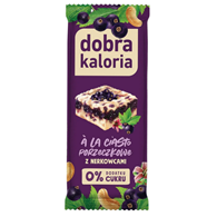 DOBRA KALORIA Baton z nerkowców a'la ciasto porzeczkowe 35g KUBARA