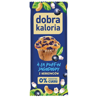 DOBRA KALORIA Baton z nerkowców a'la muffin jagodowy 35g KUBARA