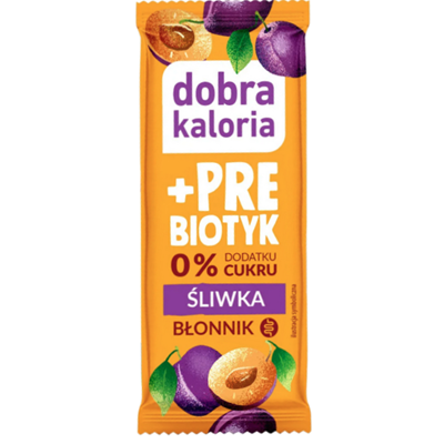 DOBRA KALORIA Baton +PREBIOTYK śliwka 35g KUBARA
