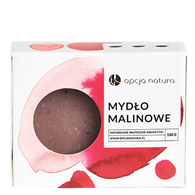 Mydło malinowe w kostce 100g OPCJA NATURA
