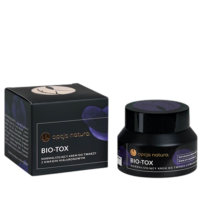 Bio-tox 50ml OPCJA NATURA - normalizujący krem do twarzy z kwasem hialuronowym