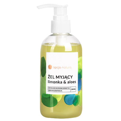 Żel myjący do ciała i twarzy limonka & aloes 250ml OPCJA NATURA