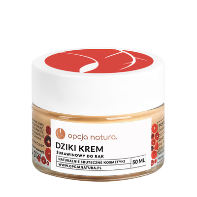 Dziki krem żurawinowy do rąk 50ml OPCJA NATURA