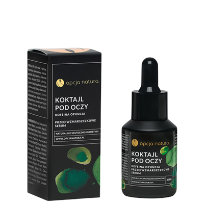 Koktajl pod oczy kofeina opuncja 30ml OPCJA NATURA - przeciwzmarszczkowe serum