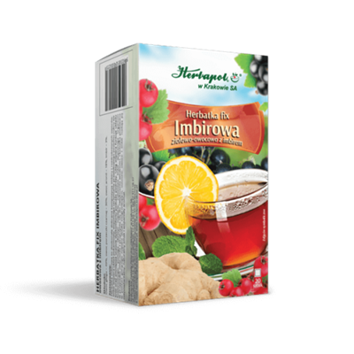 Herbatka imbirowa fix 20*3g HERBAPOL KRAKÓW