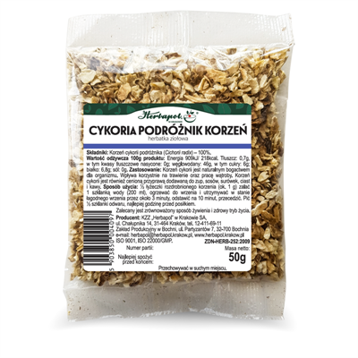 Cykoria podróżnik korzeń 50g HERBAPOL KRAKÓW