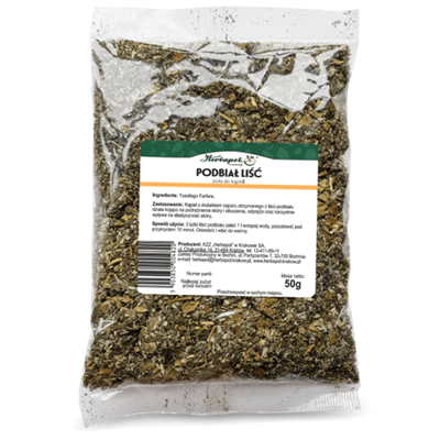 Podbiał liść 50g HERBAPOL KRAKÓW