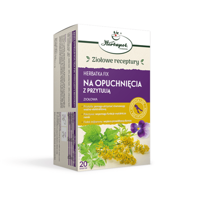 Herbatka na Opuchnięcia z przytulią fix 20*2g HERBAPOL KRAKÓW
