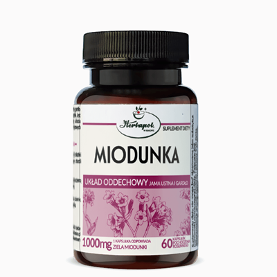 Miodunka wyciąg 60kaps. HERBAPOL KRAKÓW