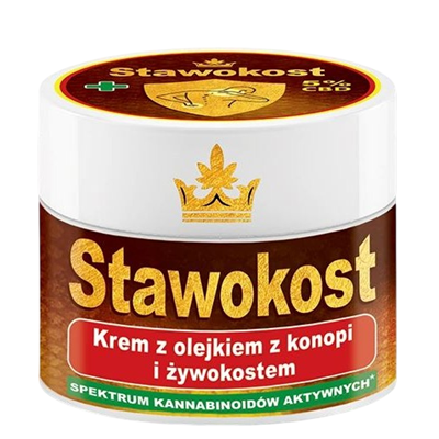 ASEPTA Stawokost - krem 150 ml z olejkiem z konopi i żywokostem 5% CBD