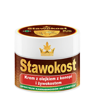 ASEPTA Stawokost - krem 50ml z olejkiem z konopi i żywokostem 5% CBD