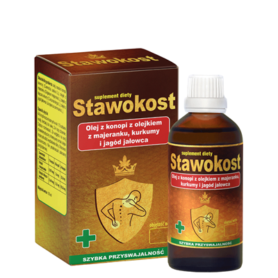 ASEPTA Stawokost - krople 30ml - olej z konopi + olejek z majeranku, kurkumy, jagód jałowca