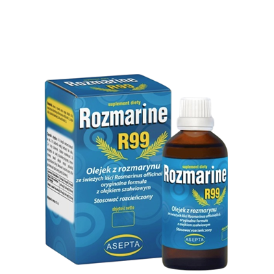 ASEPTA Rozmarine R99 10ml - Olejek z rozmarynu + olejek szałwiowy