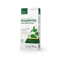 MEDICA HERBS Resweratrol (Rdestowiec japoński) 500mg, 60 kaps.