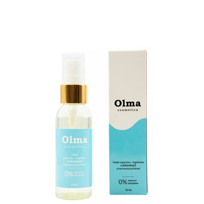 OLMA COSMETICS Olejek arganowo-migdałowy z witaminą E przeciwzmarszczkowy 50ml