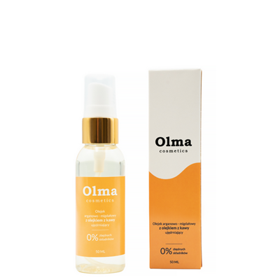 OLMA COSMETICS Olejek arganowo-migdałowy z olejem z kawy ujędrniający 50ml