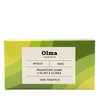 OLMA COSMETICS Mydło prawdziwe szare z oliwy z oliwek 100g