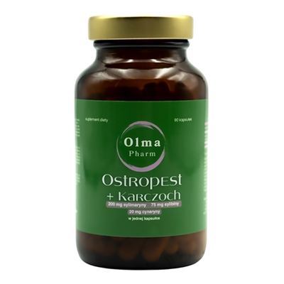 OLMA PHARM Ostropest + Karczoch ekstrakt 90 kaps.