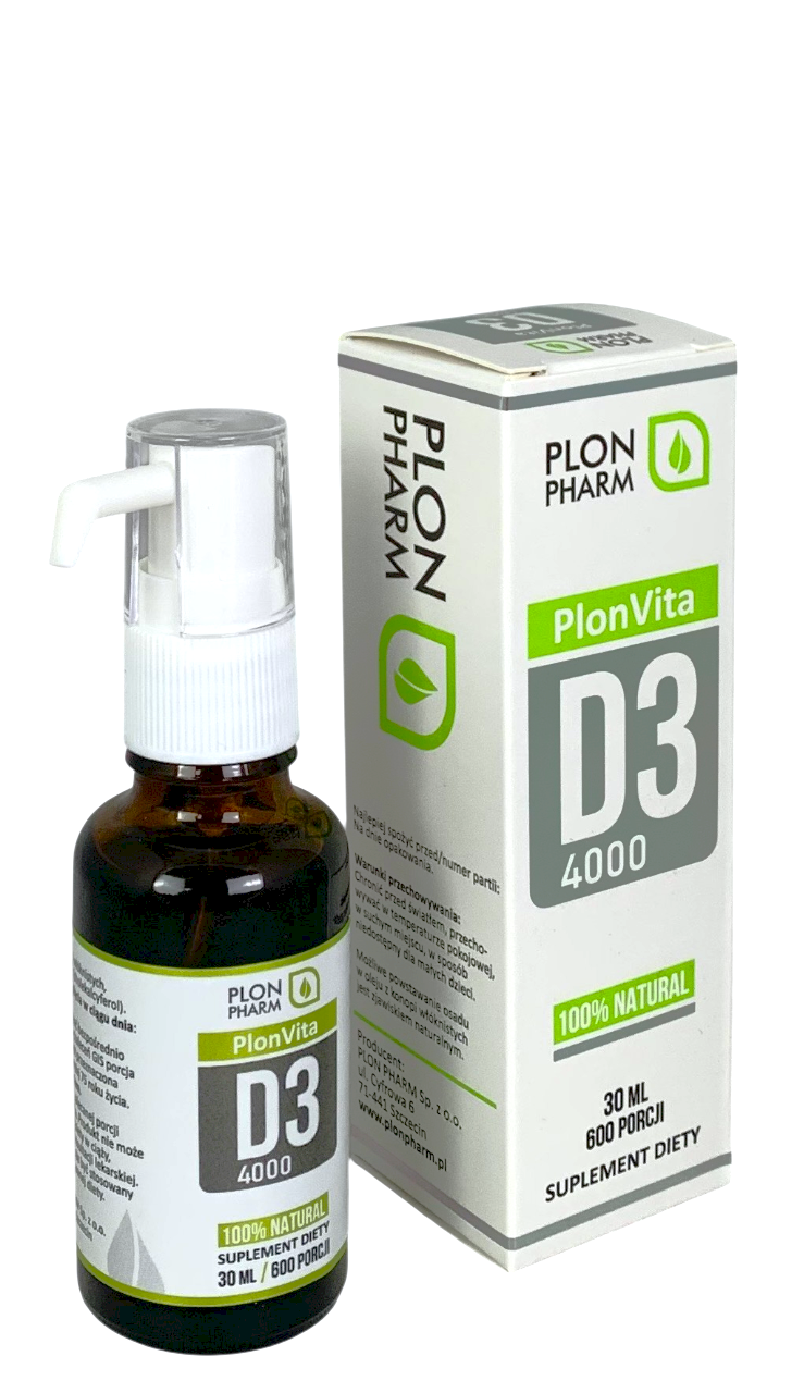 Plon pharm D3 4000 Quali-D 600 porcji 30ml