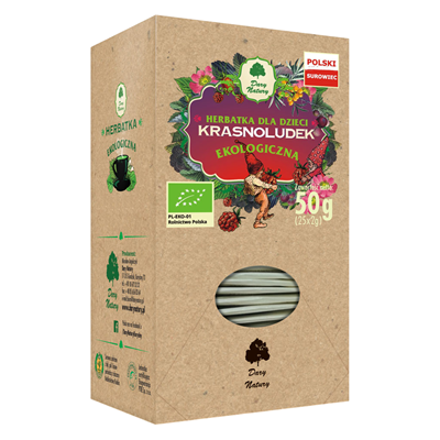 Herbatka Krasnoludek dla dzieci fix BIO 25*2g DARY NATURY